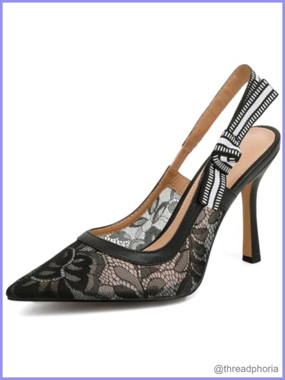 Pointed Toe Slingback Stiletto Heeled Sandals Dress Shoes